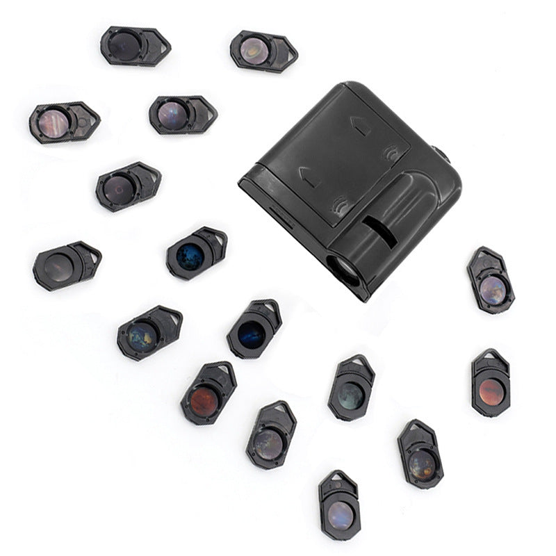 Moon Earth Background Happy Birthday Projector