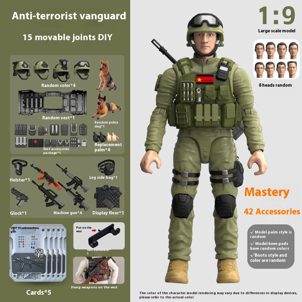 Hands And Feet Movable Bag Military Veterans Special Police Model