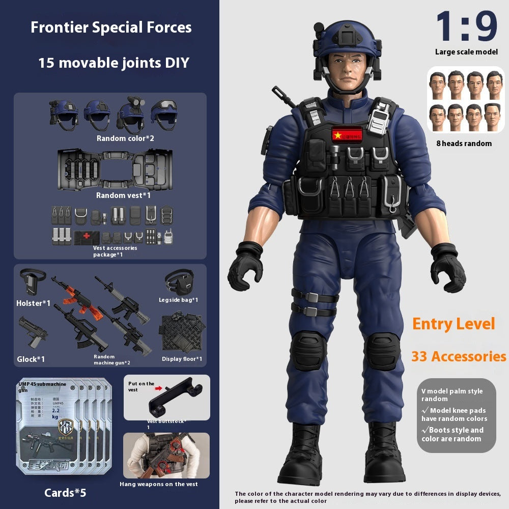Hands And Feet Movable Bag Military Veterans Special Police Model