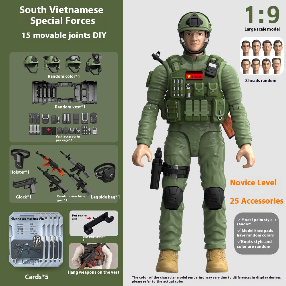 Hands And Feet Movable Bag Military Veterans Special Police Model